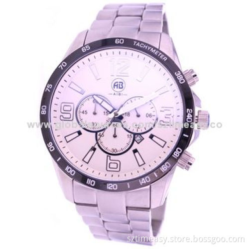 Hot Sale Brand Metal Watch with 5ATM Waterproof, CE, RoHS Marks